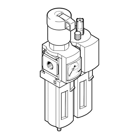 Festo Service Unit Combination MSB4-1/4-FRC13:J120M1 MSB4-1/4-FRC13:J120M1